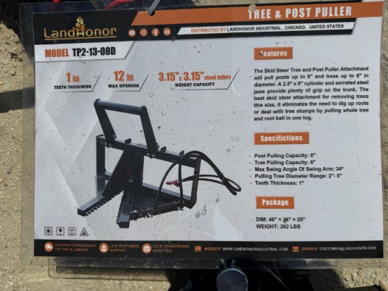 Skid Steer Tree Puller