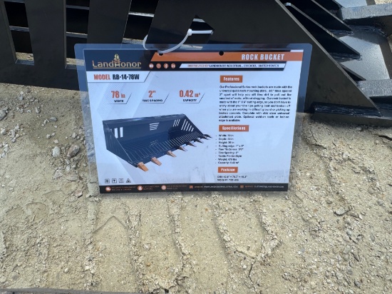 Skid Steer Rock Bucket