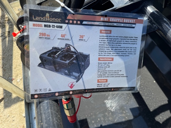 Mini Skid Steer Rock Grapple