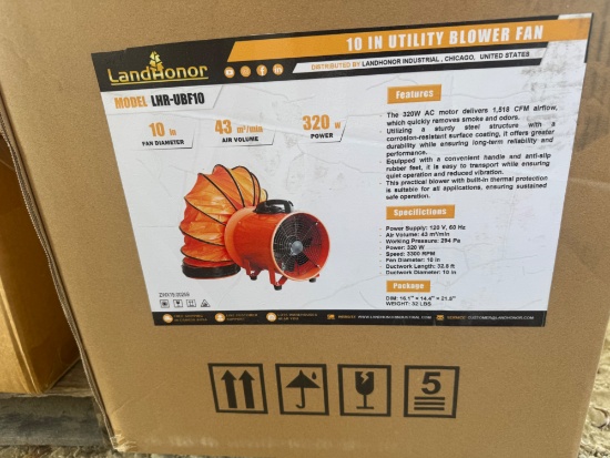 2026 Landhonor 10in Utility Blower Fan
