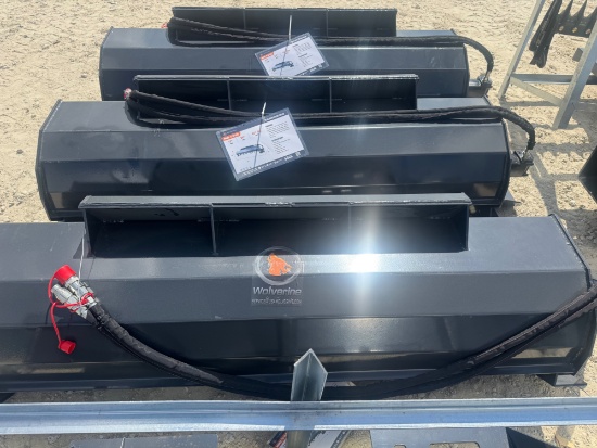 2026 Wolverine Skid Steer Hydraulic Rotary Tiller Attachment