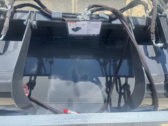 2026 Wolverine Skid Steer Grapple Bucket Attachment