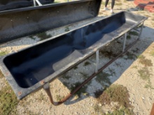 Black Plastic Feed Trough