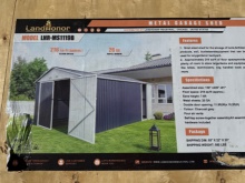 Landhonor Metal Garage Shed