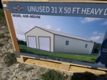 31' x 50' Heavy Duty Metal Storage Building