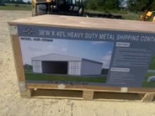 36'W x 40'L Metal Shipping Container Roof Kit