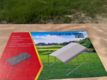 12' x 20' Steel Carport Shed