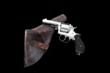 Belgian Double Action Revolver, with holster