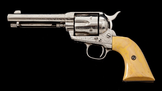 Antique Factory Eng'd Colt SAA Revolver