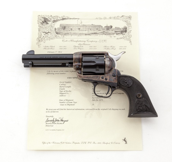 Early 3rd Gen. Colt Single Action Army Revolver