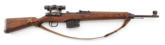 German K43 Semi Automatic Rifle, with scope