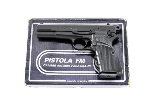 Argentine FM Hi-Power Semi-Automatic Pistol