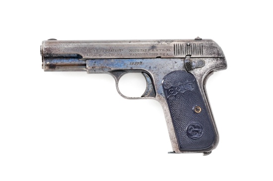 Colt Model 1903 Type I Pkt Hammerless SA Pistol