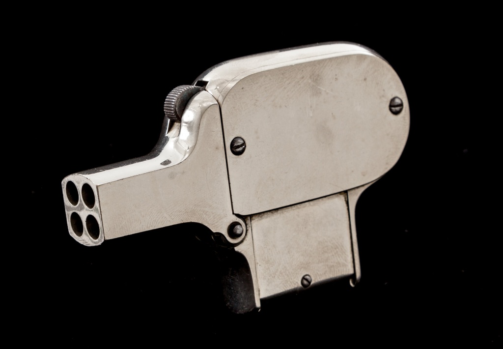 Rare C.S. Shattuck ''Unique'' 4-Barrel Pistol