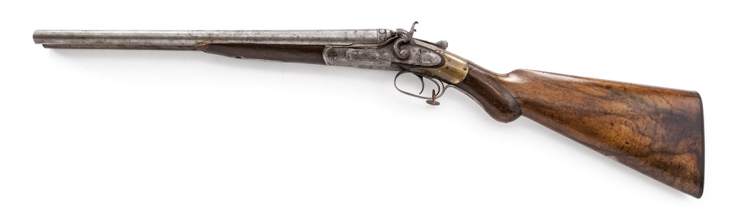 Very Early Greener Side-by-Side Hammer Shotgun