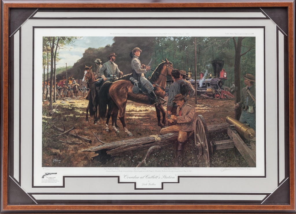 Print: ''Overdue at Catlett's Station''