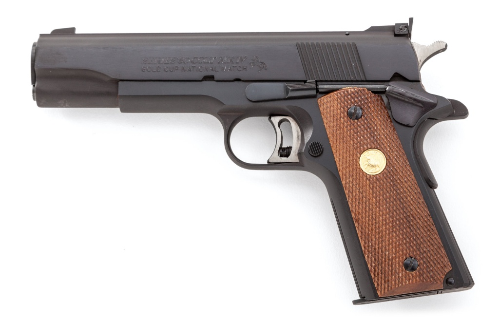 Colt MK IV Ser. 80 Gold Cup Nat'l Match SA Pistol