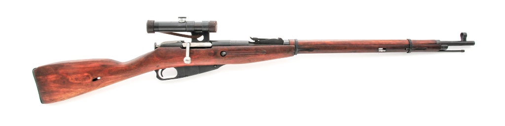 Soviet Model 91/30 Bolt Action Rifle, w/PU scope