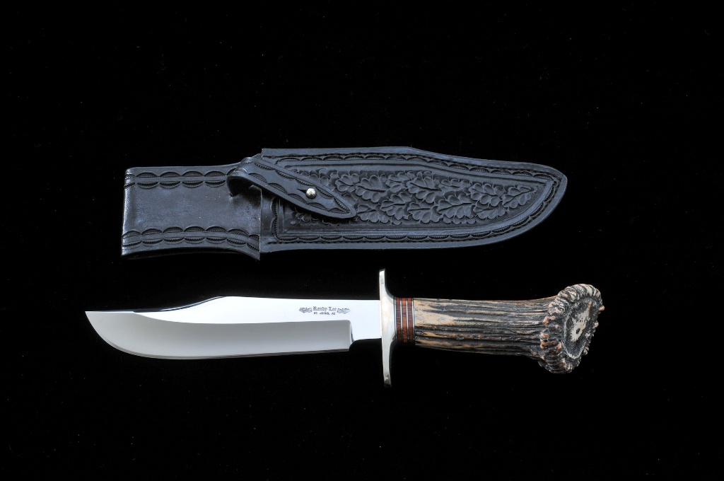 Custom Bowie Knife, by Randy Lee