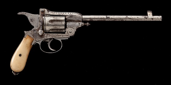 Antique Vero Montenegren Double Action Revolver, Adler's Pat.