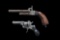 Lot of 2 Belgian Pinfire Pistols
