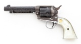 Custom Engraved Colt Single Action Army Revolver