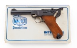 Rare Boxed Original Mauser Sport Model Luger