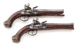 Pair of Spanish Miquelet Pistols - Doiztua