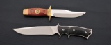 Lot of 2 Fixed Blade Knives: Boker & S&W