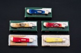 Lot of 5 New-in-the-Box Case ''Russlock'' Knives