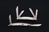 Lot of 2 Case Mother of Pearl ''Congress'' Knives