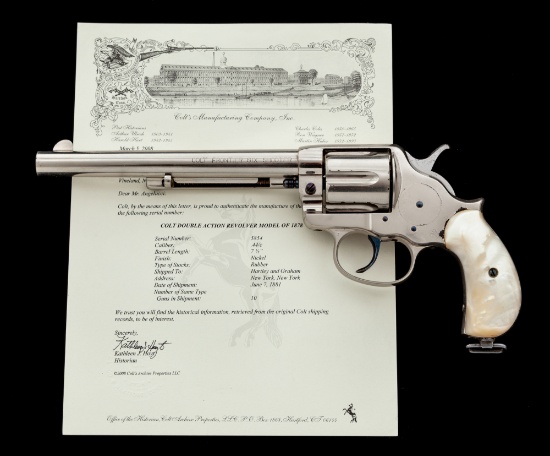 ''Colt Frontier Six-Shooter'' 1878 Double Action Frontier Revolver
