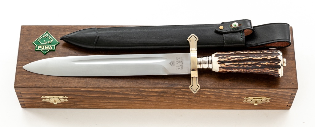 Rare Puma #3599 Hirschfanger Hunting Knife | Guns & Military Artifacts  Knives, Blades & Tools Knives Hunting Knives | Online Auctions | Proxibid