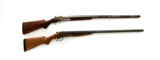 Lot of 2 Hammerless Double Barrel Shotguns