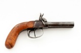 European Double Barrel Percussion Pistol