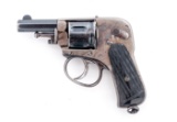 Belgian ''Baby Hammerless'' Style Double Action Revolver