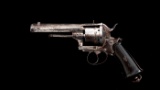 Antique Belgian Double Action Pinfire Revolver