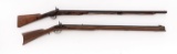 Lot of Two (2) Percussion Rifles