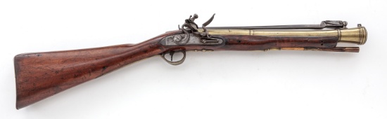 Antique British Flintlock Blunderbuss