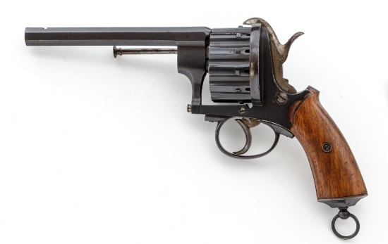 European 12-Shot Military Pinfire Revolver