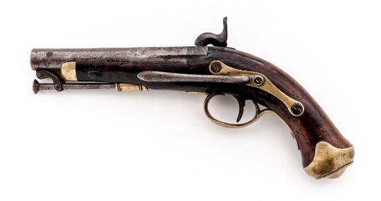 Antique European Perc. Navy Belt Pistol