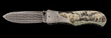 Custom Liner-Lock Folding Hunter Knife