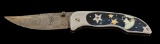 Custom ''Night & Day'' Liner-Lock Folding Knife