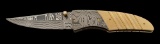 Custom Liner-Lock Folding Knife, by Bill Coffey