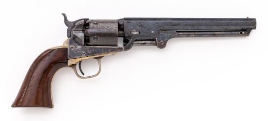 Civil War Colt Model 1851 Navy Single Action Perc. Revolver, 4th Model