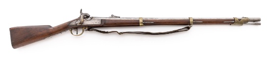 Civil War Era Swiss Single Shot Percussion Infantry Rifle-Musket, with Leather Sling