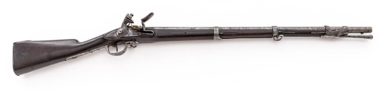 Antique Belgian Single Shot Flintlock Military Musketoon