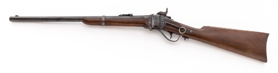Antique Sharps New Model 1863 "Straight Breech" Metallic Cartridge Conversion Saddle-Ring Carbine