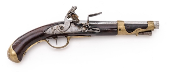 Revolutionary War-Era French Mle-1763 Flintlock Cavalry Pistol