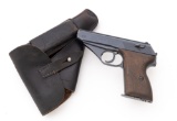 WWII German Mauser HSc Police Marked Semi-Automatic Pistol, with Holster